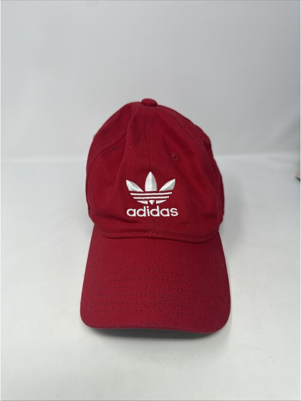 Adidas Logo Men’s Strapback Hat - Red